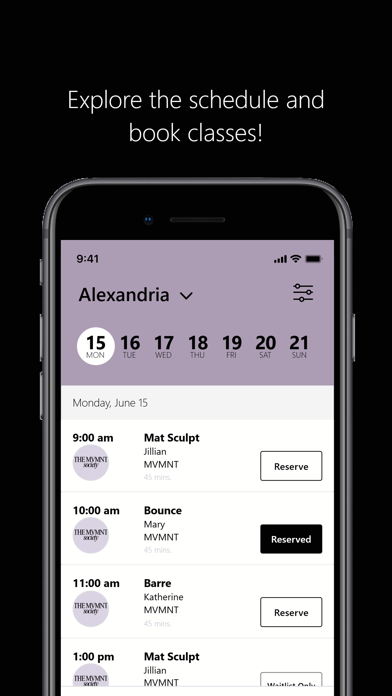Screenshot 3 of The MVMNT Society App