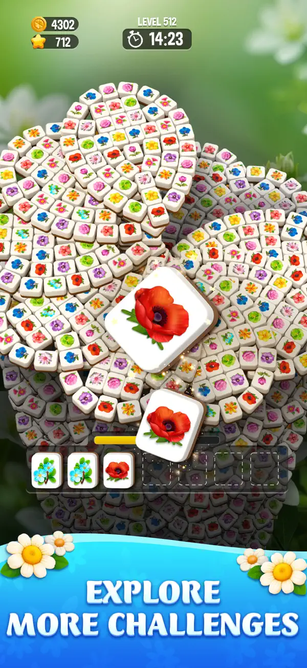 Zen Blossom: Flower Tile Match