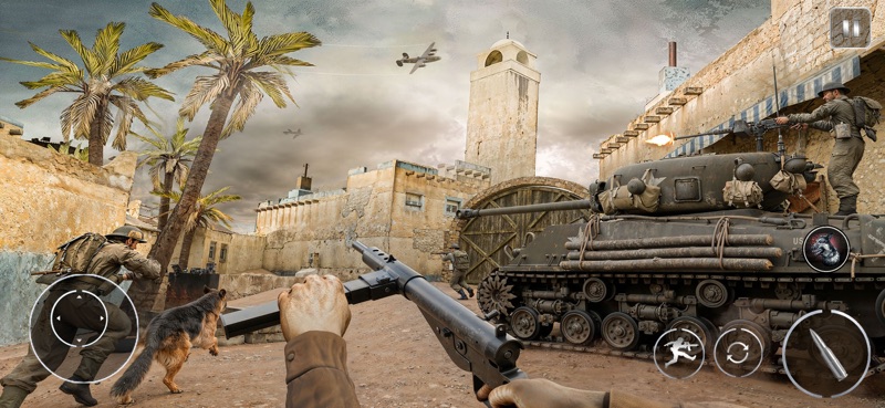 chamada de coragem : WW2 FPS screenshot 3