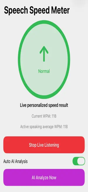Speech Speed SDND screenshot 2