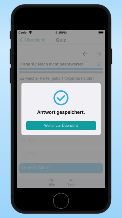 Parteiparolen Quiz Thüringen
