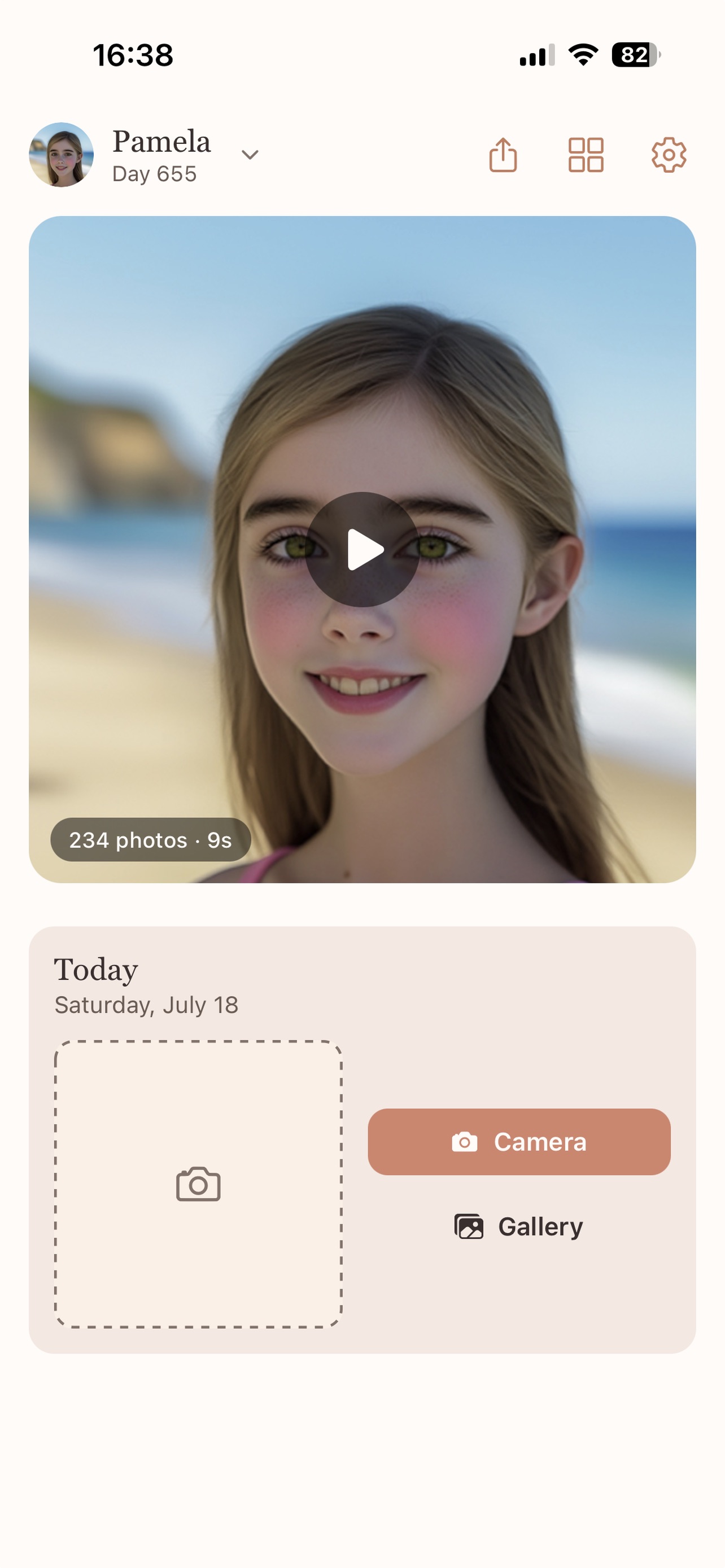 Screenshot 1 of Bloom - Face Timelapse