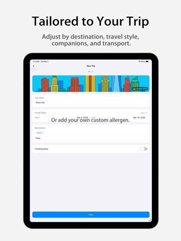 Trip Packing List ipad screenshot 4