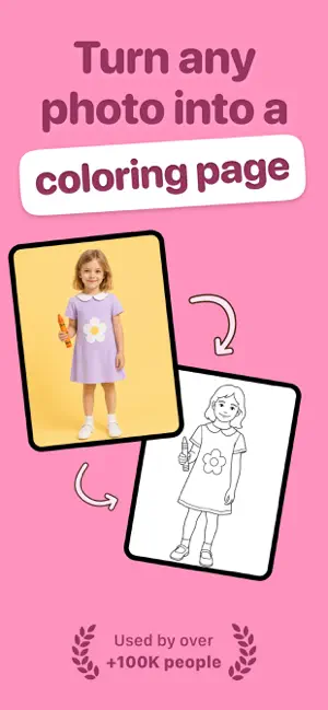 Coloring Page Maker: Colorzy screenshot 1