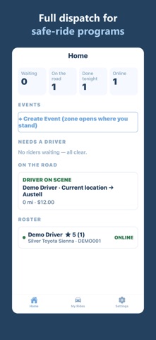 Tab Zero - Safe Rides Screenshot 5 of 5