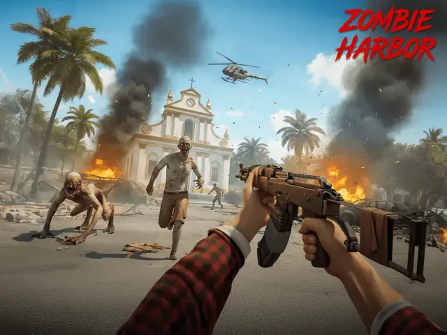 Zombie Harbor・FPS Offline Game screenshot 10