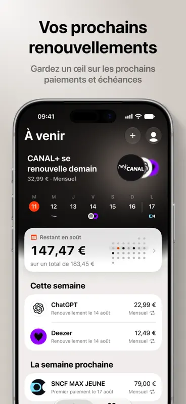 Subo - Abonnement Tracker screenshot 2 of 7