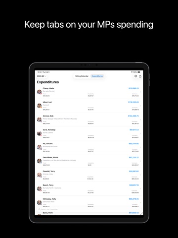 epac iPad screenshot