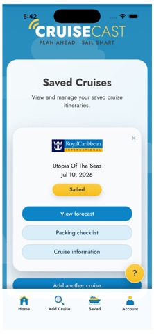 CruiseCast Planner screenshot