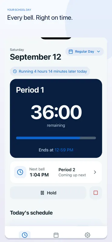 ClassBell Alarm screenshot 1 of 5