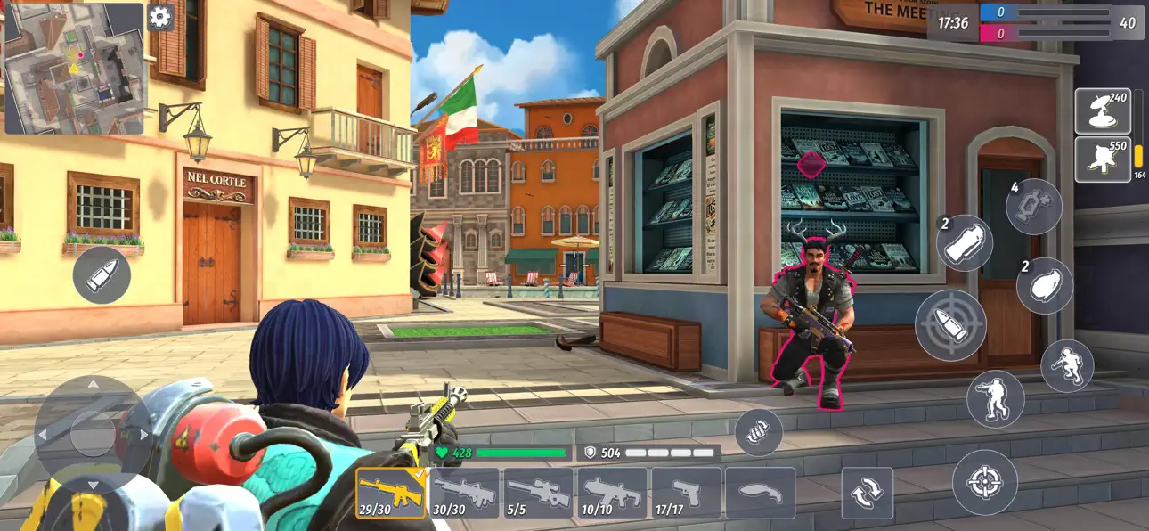 Contra Guns－PVP Shooting Game iOS Mod IPA screenshot 4 - iOS game interface