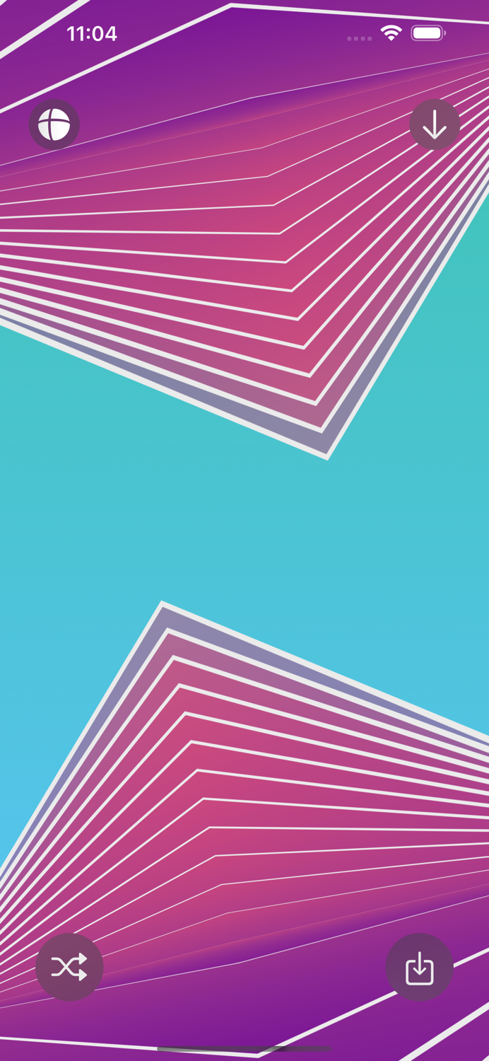 Creador de arte con formas