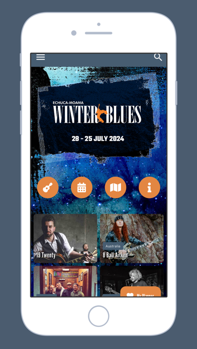Screenshot #1 pour Echuca Moama Winter Blues Fest