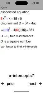 Quadratic Inequalities screenshot #4 for iPhone