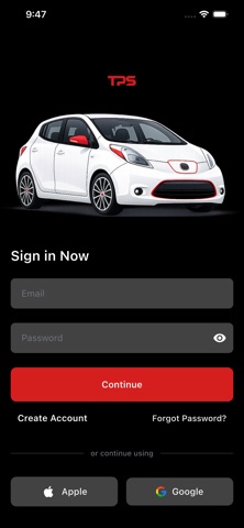 TPS Parking App screenshot 1