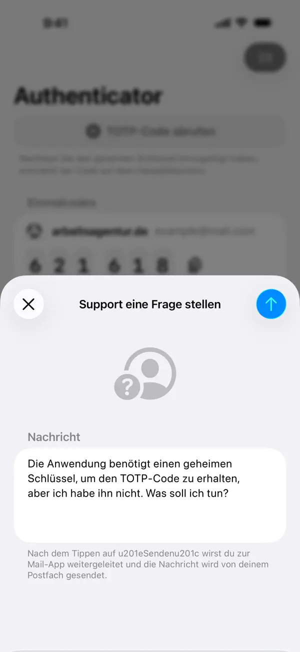 TOTP Authenticator iPhone App Screenshot 6 – Dienstprogramme