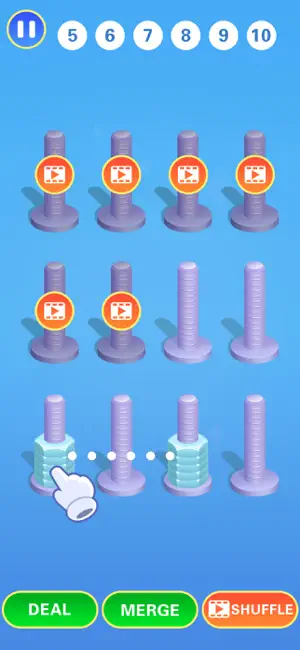 Nuts Puzzle-Uni Color screenshot 1