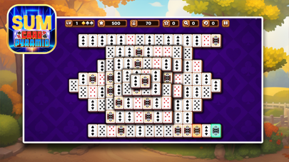 Sum Card Pyramid Screenshot