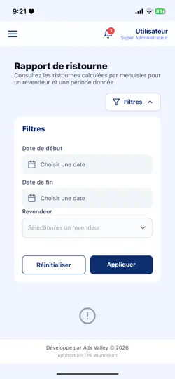 Captura de pantalla de RESEAU TPR en iPhone 2