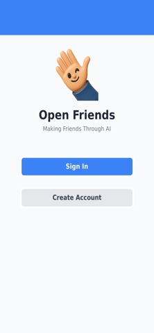 Open Friends App iPhone screenshot