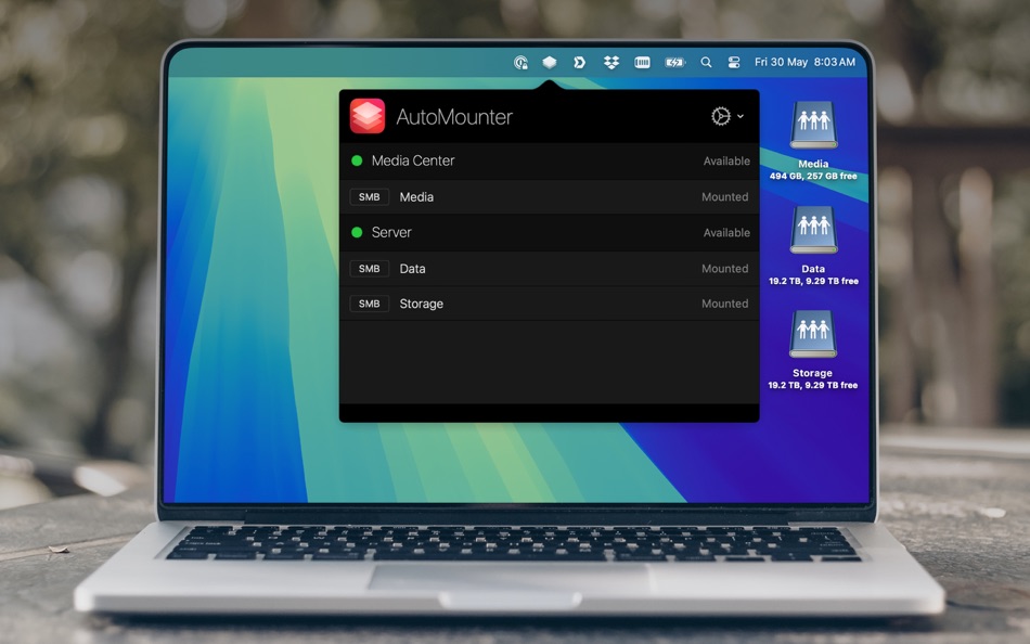 #1. AutoMounter (macOS) 由: Pixeleyes Ltd