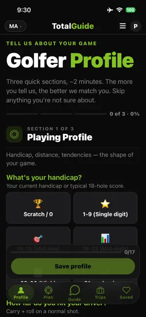 Golf TotalGuide screenshot 1