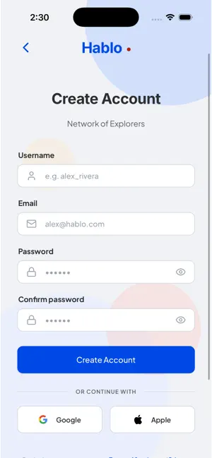 Hablo - meet new friends screenshot 2