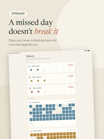 Routinix: Habit Tracker iPad screenshot