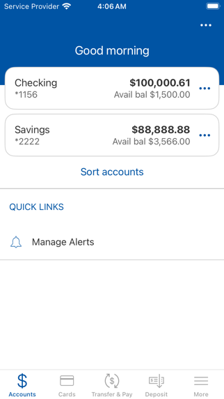 HNB First Bank Mobile Banking Screenshot