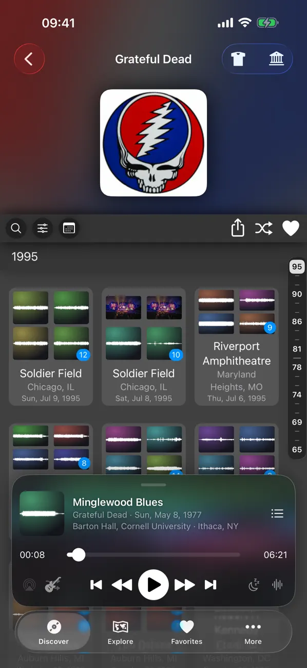 Screenshot #3 pour Live Music Archive