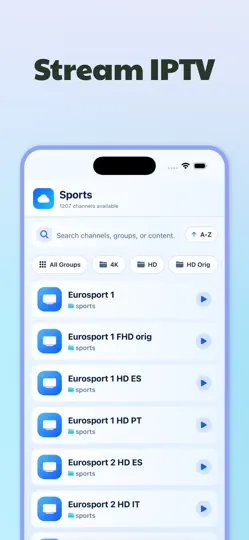 Screenshot von Streamora - Stream Your IPTV auf dem iPhone 1