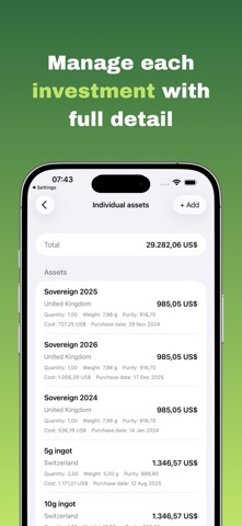CapiTrack: Net Worth Tracker Screenshot 6 of 6