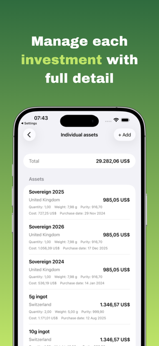 CapiTrack: Net Worth Tracker Screenshot 6 of 6