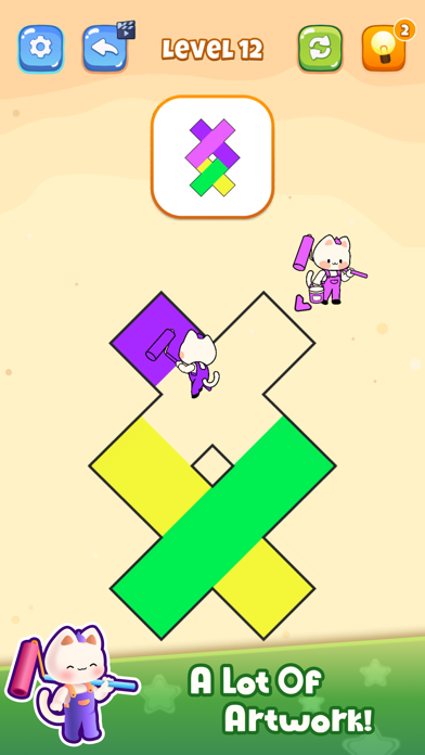 Cat Quest - Coloring Games Screenshot