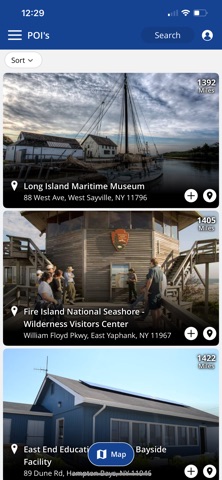 Long Island Seafood Trail iPhone screenshot
