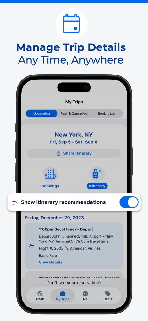 Priceline - Hotel, Car, Flight - Effortless Trip Management