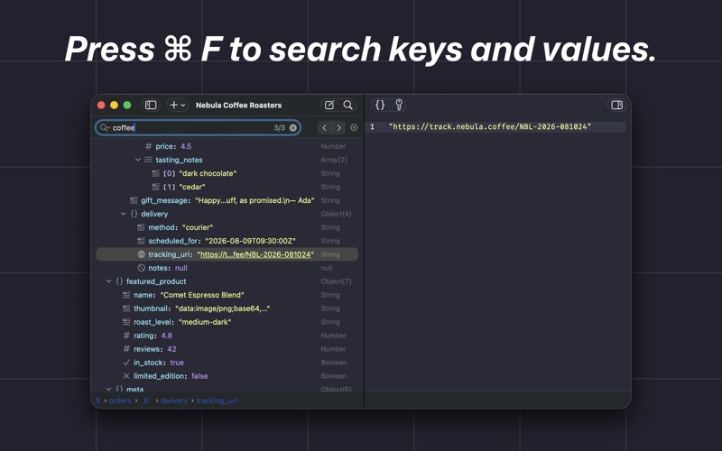 OK JSON - Viewer & Formatter iPhone screenshot