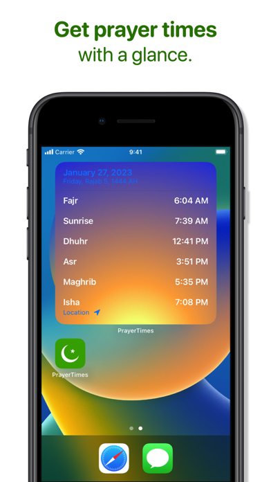 Islamic Prayer Times & Qibla Screenshot