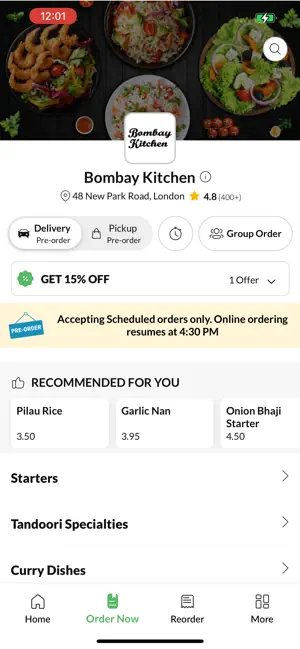 Bombay Kitchen. screenshot 2