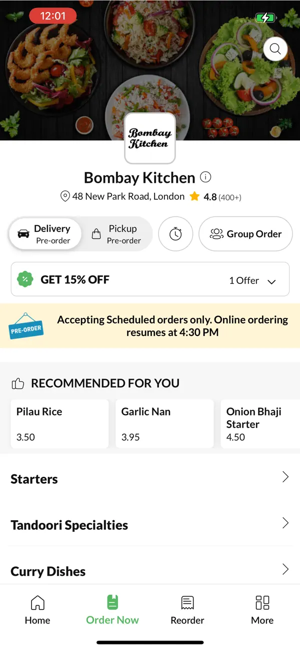 Screenshot #2 pour Bombay Kitchen.