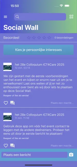 Colloquium ICT4care screenshot 3