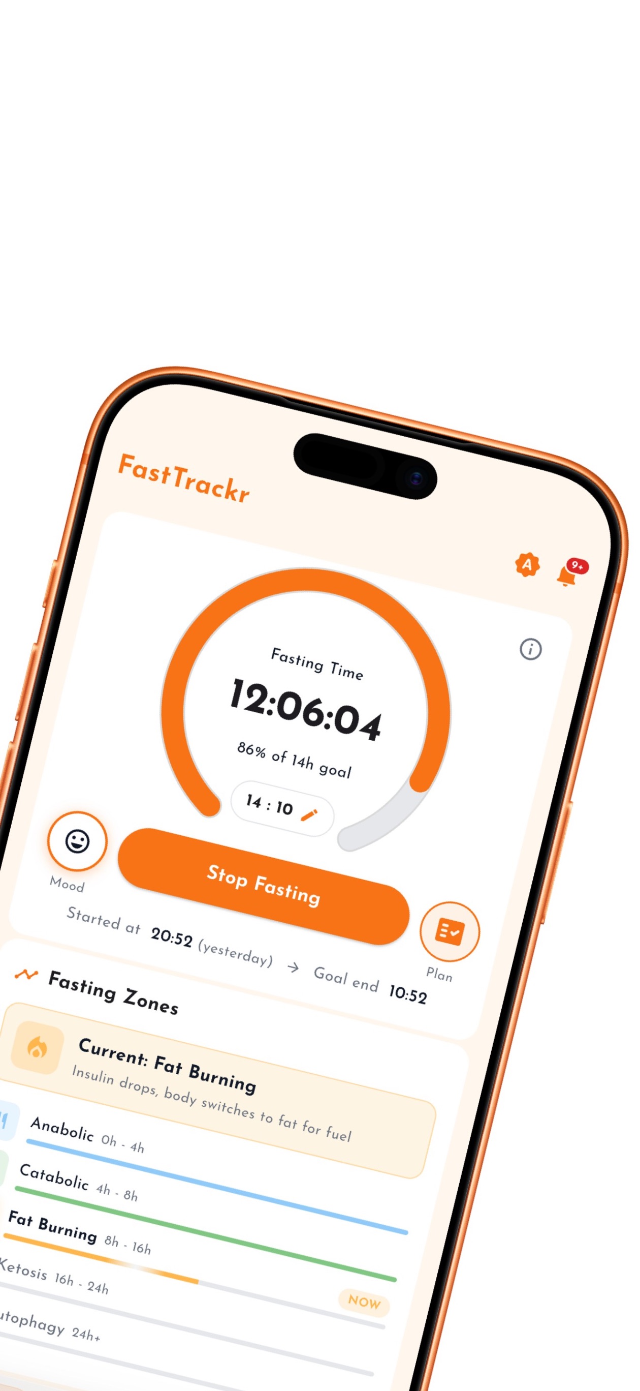 Screenshot 2 of FastTrackr: Fasting Tracker AI