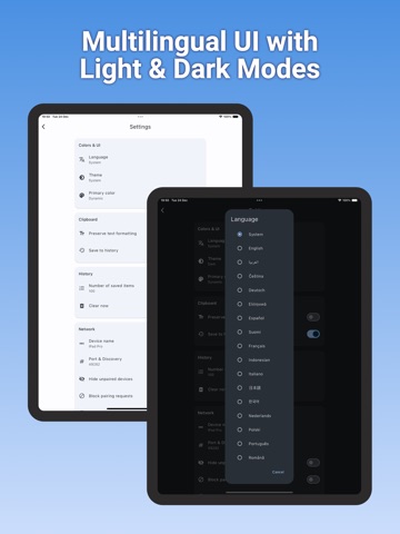 Clipboard Remote - LAN Paste iPad screenshot