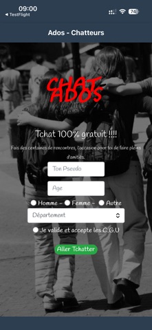 Chat Ados Screenshot 1 of 3