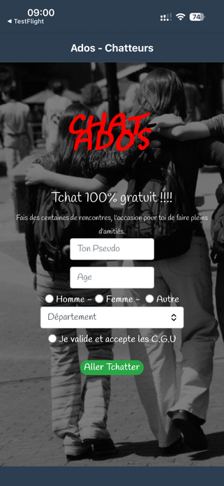 Chat Ados Screenshot 1 of 3