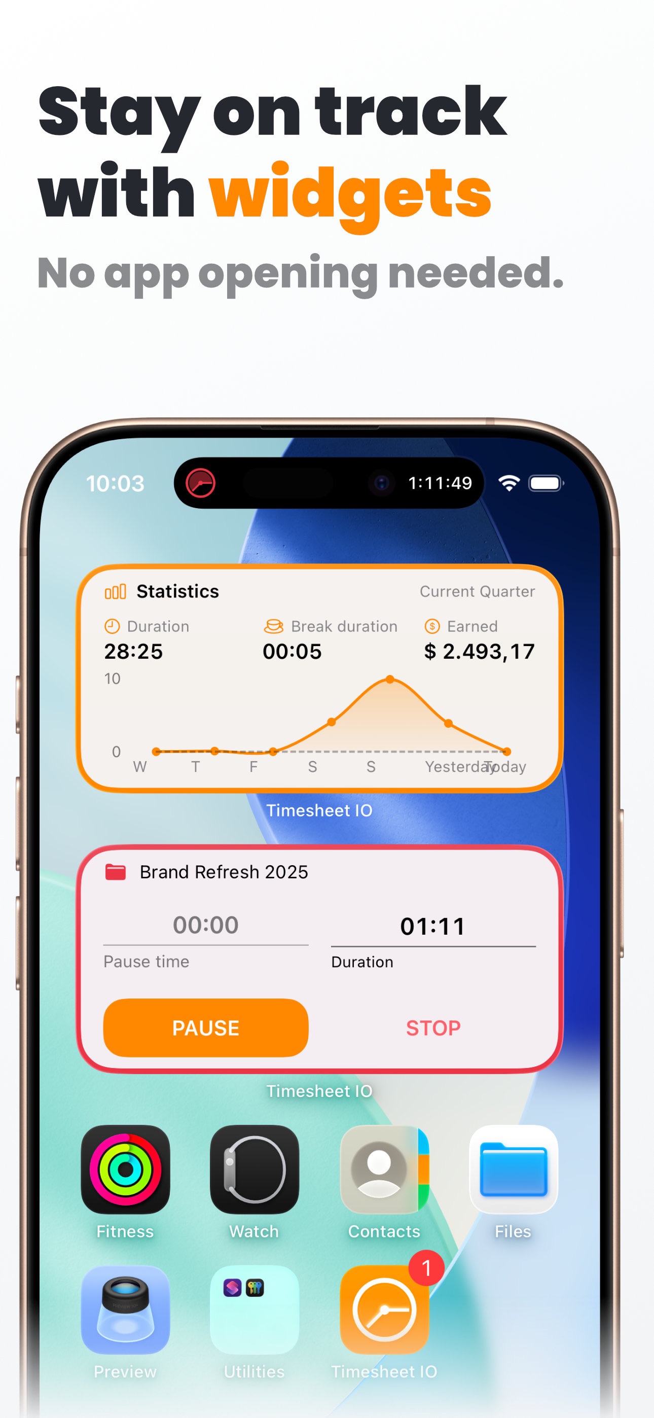 Timesheet IO - Time Tracker screenshot 6
