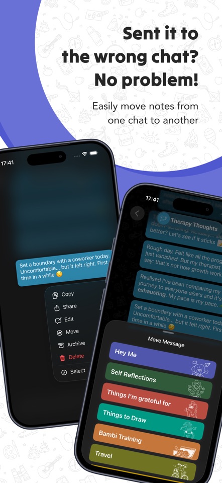 Hey Me - Chat Notes screenshot 4