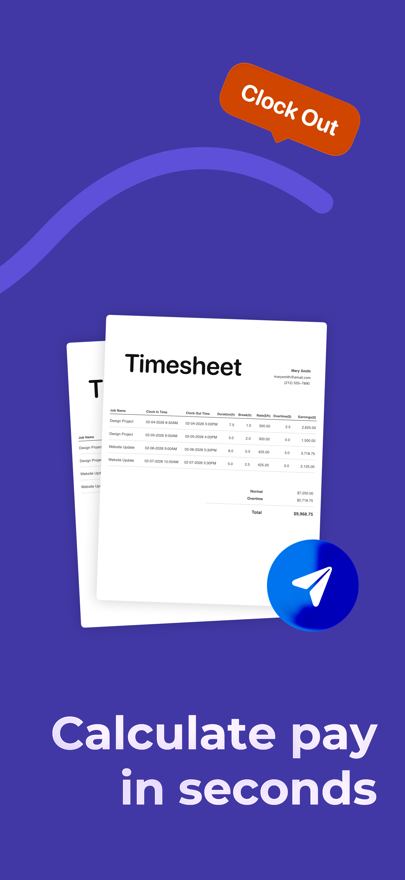 Work Hours Tracker: Sim Hours