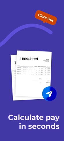 Work Hours Tracker: Sim Hours iPhone screenshot