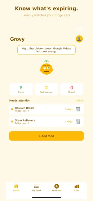 Grovy: Food Expiry Tracker screenshot 2